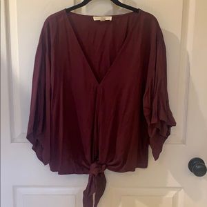 Brand new maroon lovestitch blouse